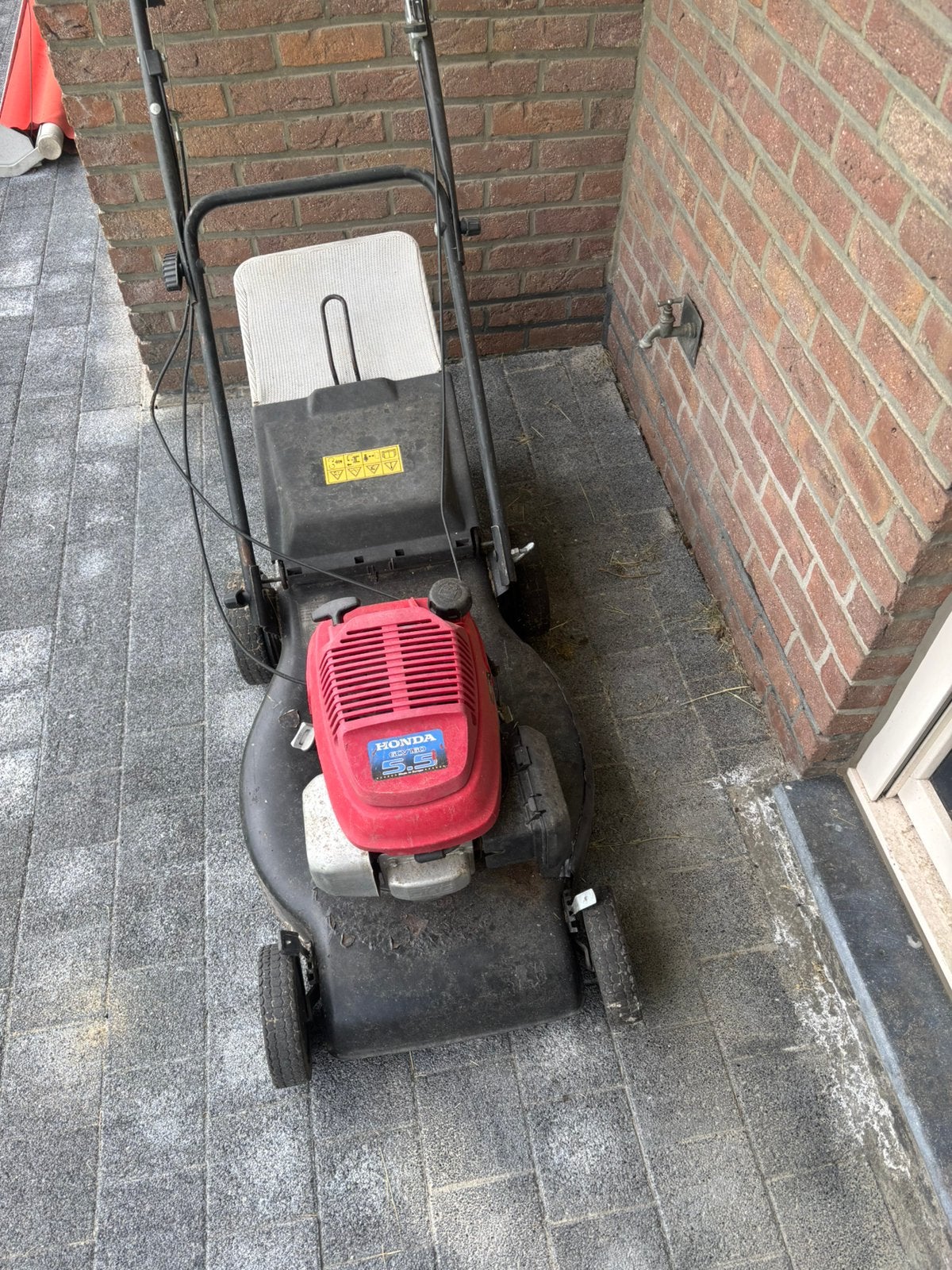 Honda grasmaaier zelftrekker benzine, Tuin en Terras, Ophalen, Zo goed als nieuw