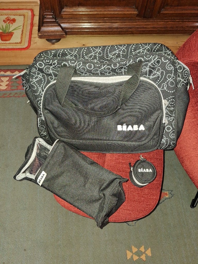 Sac à langer Béaba Genève, Enfants & Bébés, Noir, Sac à langer, Comme neuf, Enlèvement