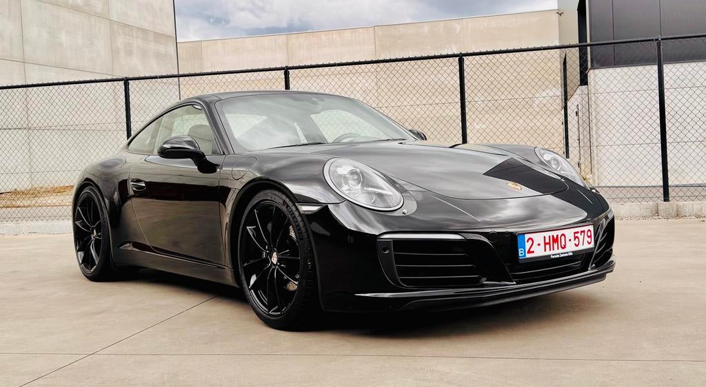 Porsche 911 991.2 carrera 2 lage biv/wegentaks, Auto's, 272 kW, Zwart, Leder, 2981 cc