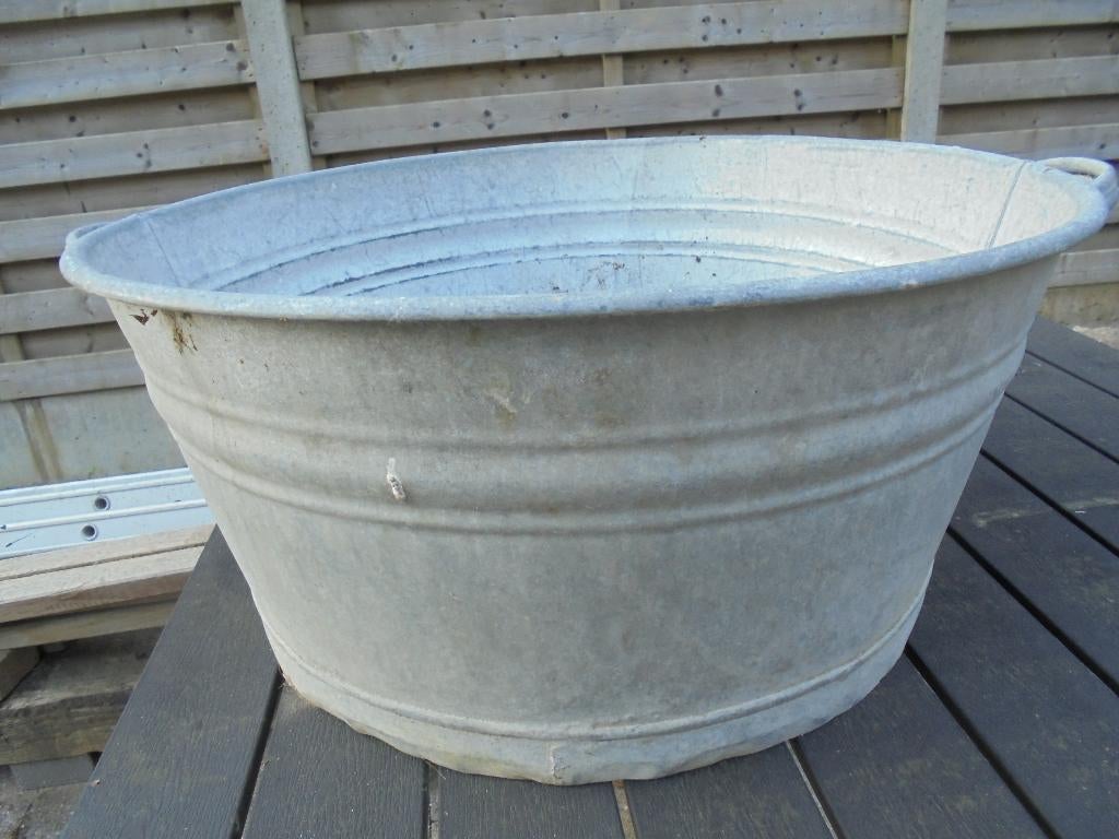 zinken bad, Tuin en Terras, Ophalen, Gebruikt