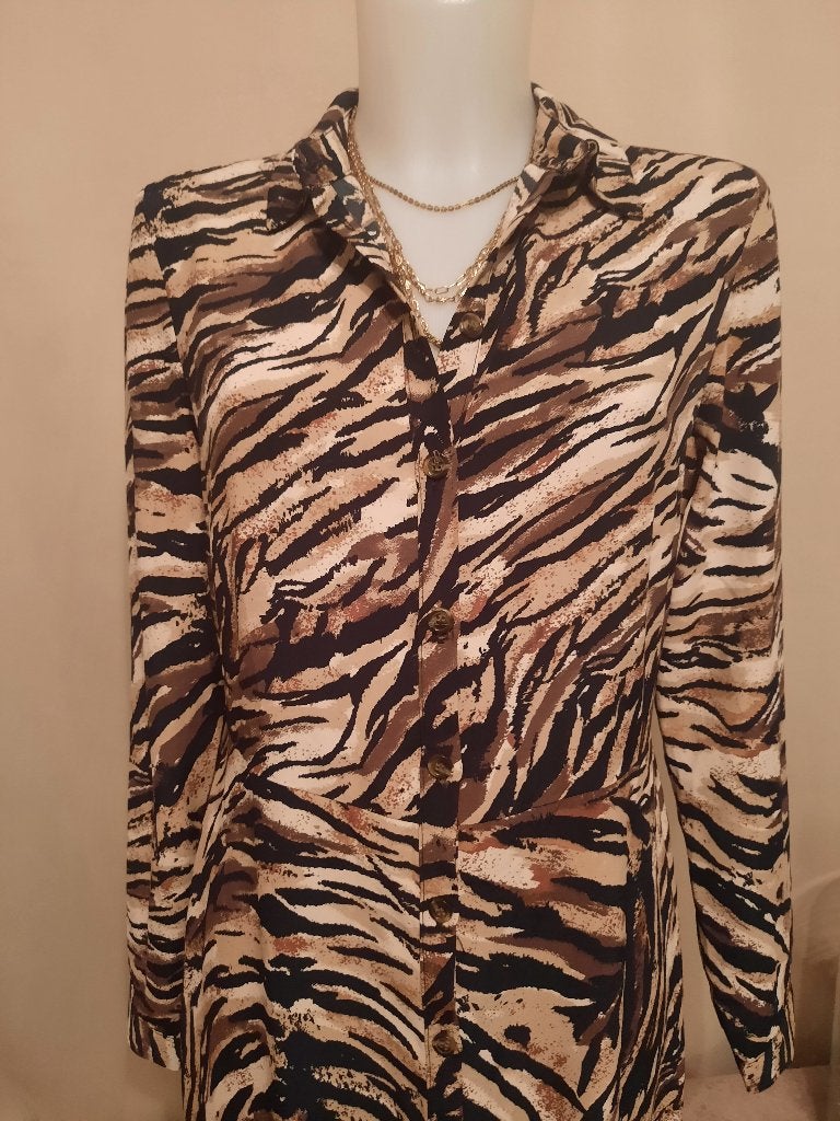 Lang kleedje met print 38, Taille 38/40 (M), Enlèvement ou Envoi, Bel & Bo, Comme neuf