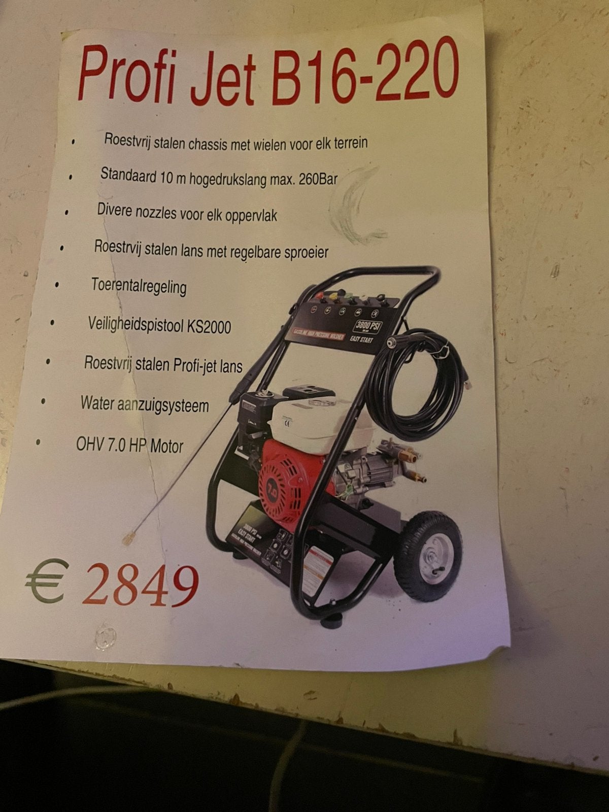 2 carcher essance pour à peine 250€/pièce€, Enlèvement