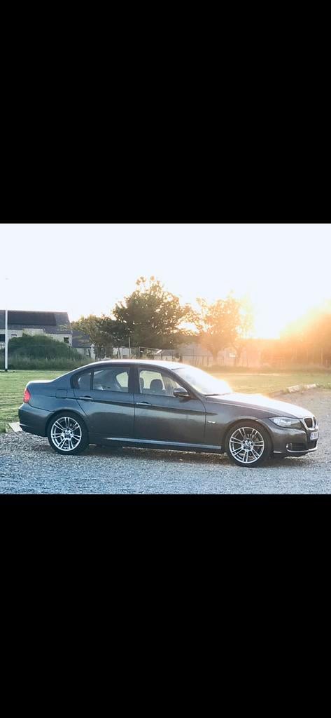 Bmw 318d sedan, Auto's, BMW, 4 deurs, Zwart, 4 cilinders, Leder en Stof