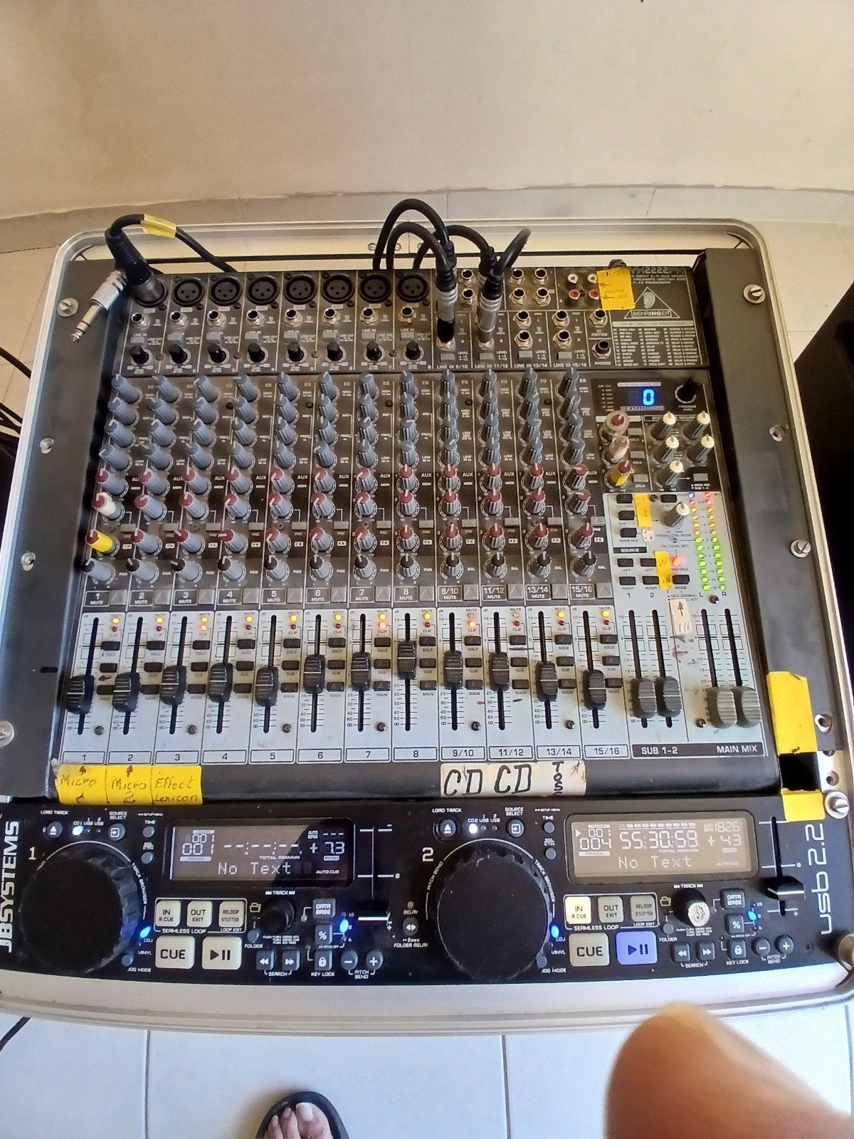 muziek installatie, Ophalen