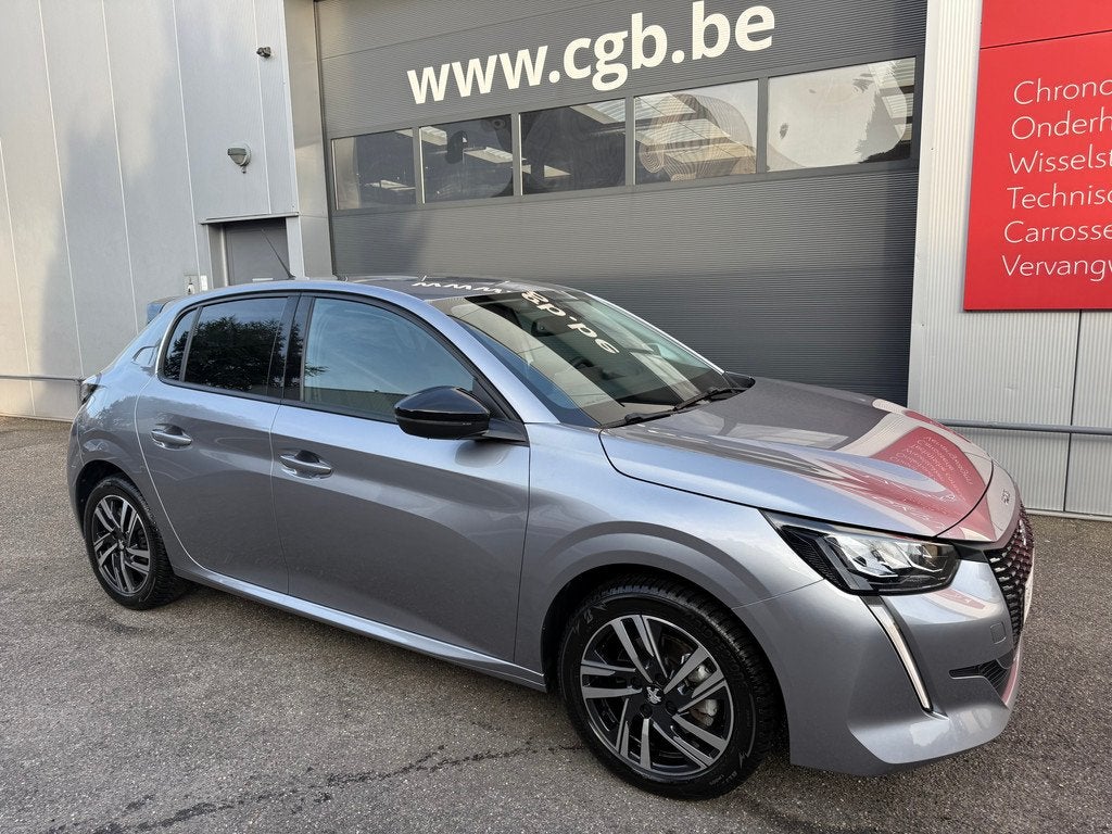 Peugeot 208 12PureTech 100 EAT8 ALLURE PACK, Auto's, Stof, Gebruikt, Zwart, 5 zetels