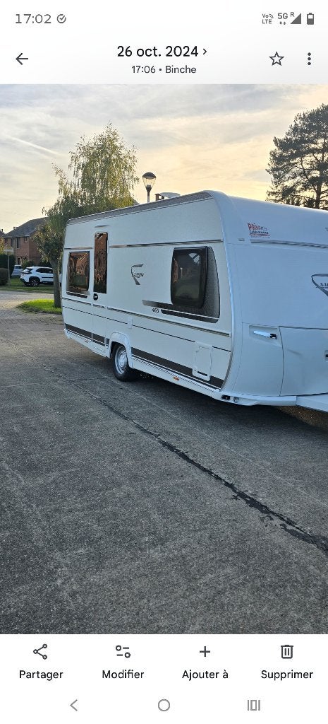 Caravane, Caravans en Kamperen, Caravans, Schokbreker, Rondzit, 7 tot 8 meter, Fendt