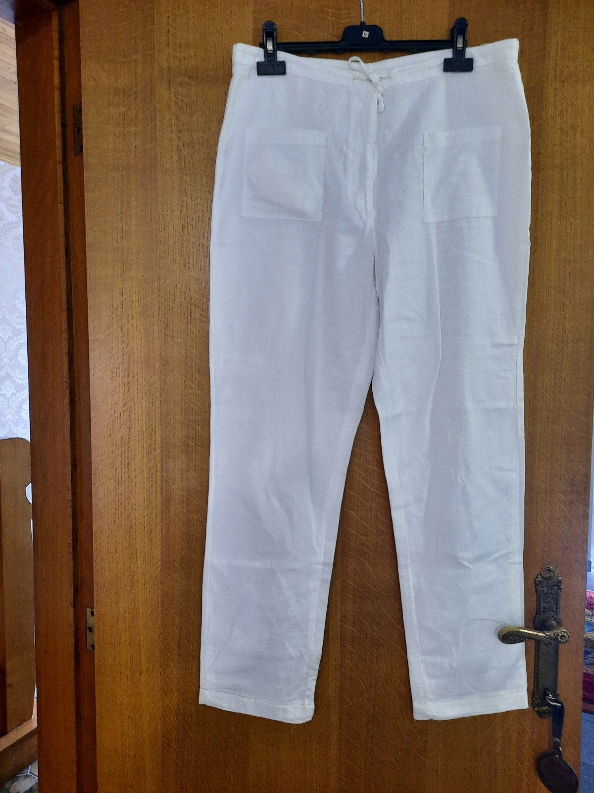 witte broek maat medium, Kleding | Dames, Broeken en Pantalons, Ophalen of Verzenden