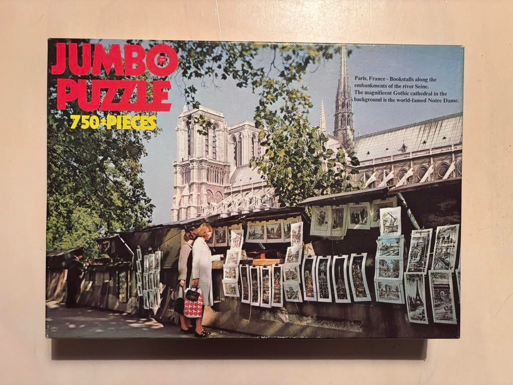 Puzzle Jumbo Paris 750 pièces, Enlèvement ou Envoi, 500 à 1500 pièces, Comme neuf, Puzzle