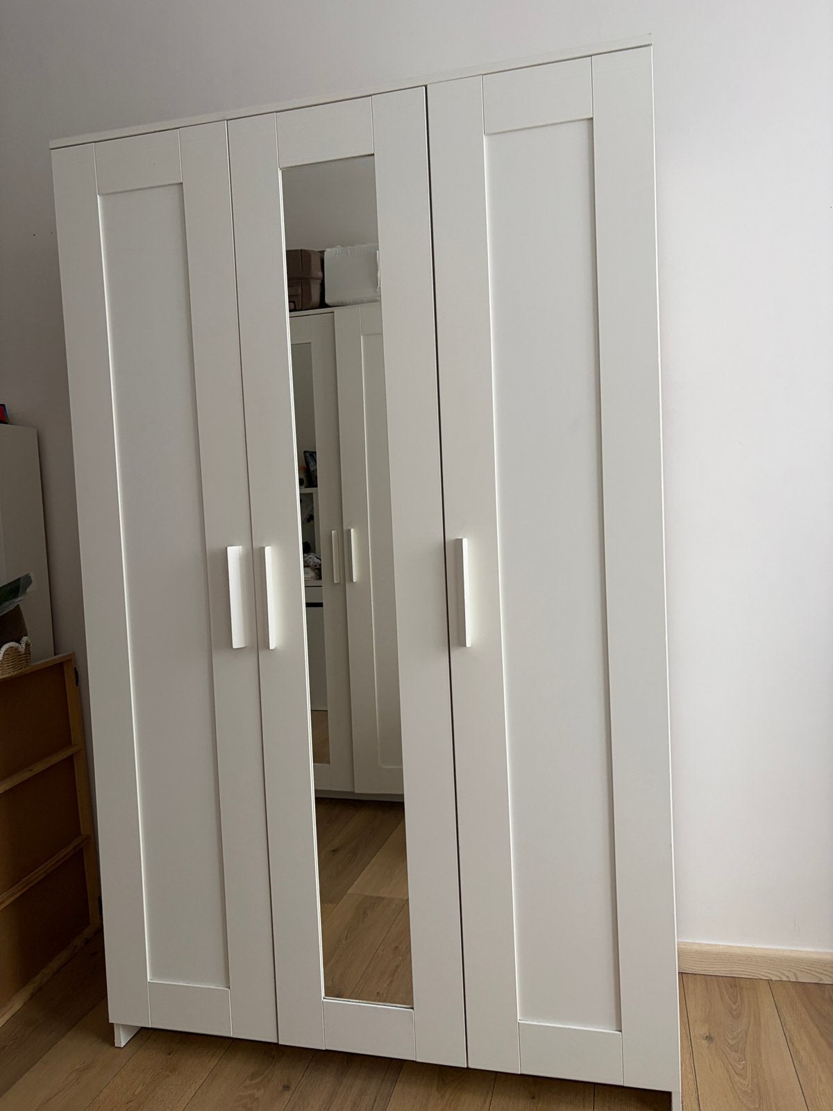 Armoire ikea 3 portes, Autres essences de bois, 100 à 150 cm, Utilisé, Avec porte(s)