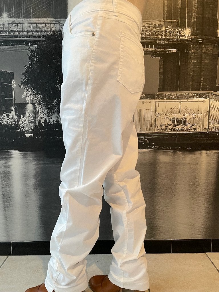 witte broek zomer Dismero - Size 44, Kleding | Dames, Verzenden, Wit, Maat 42/44 (L), Zo goed als nieuw