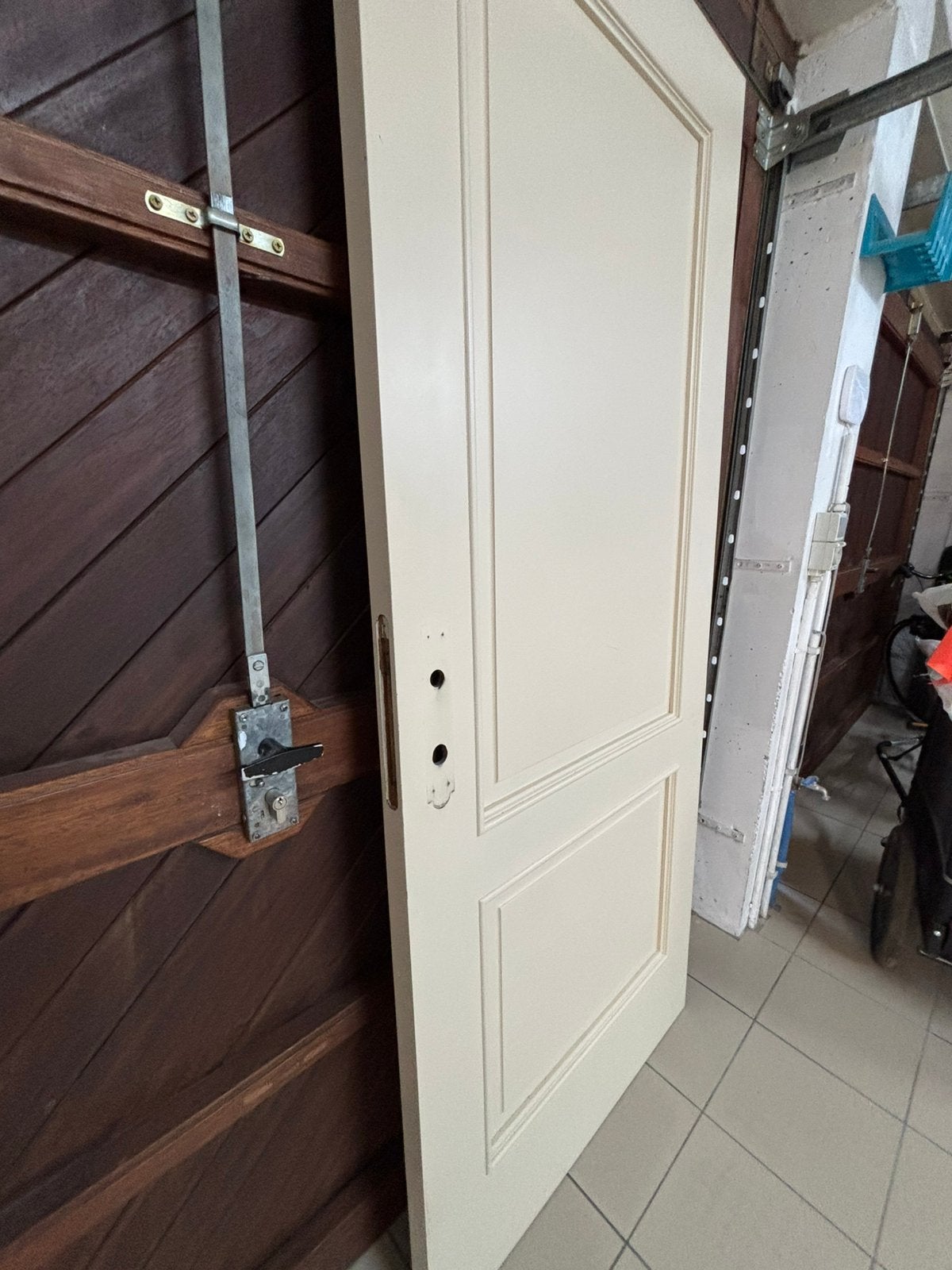 3 eiken houten deuren om te zandstralen, Doe-het-zelf en Bouw, Ophalen, Gebruikt, 80 tot 100 cm, Binnendeur