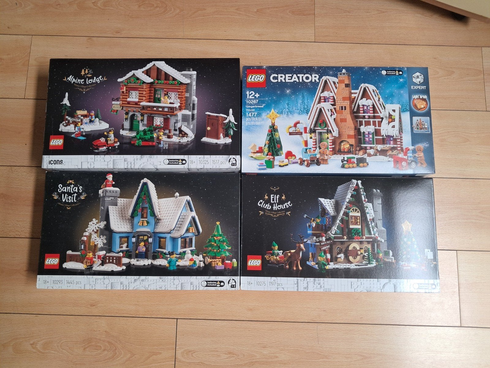 4 sets lego kerst, Enlèvement ou Envoi, Neuf, Lego