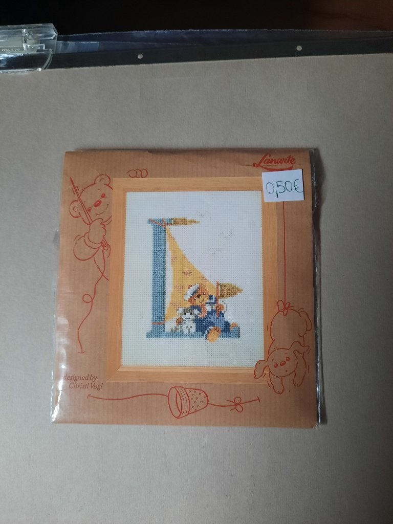Pack de comptage Lanarte, modèle uniquement « Lettre L », Hobby & Loisirs créatifs, Broderie & Machines à broder, Enlèvement ou Envoi