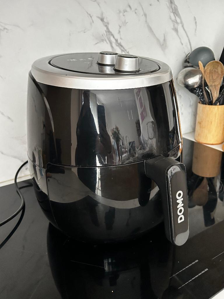Airfryer domo 2000w XL 5L kuip, Enlèvement, Utilisé, Friteuse à air, 1500 grammes ou plus
