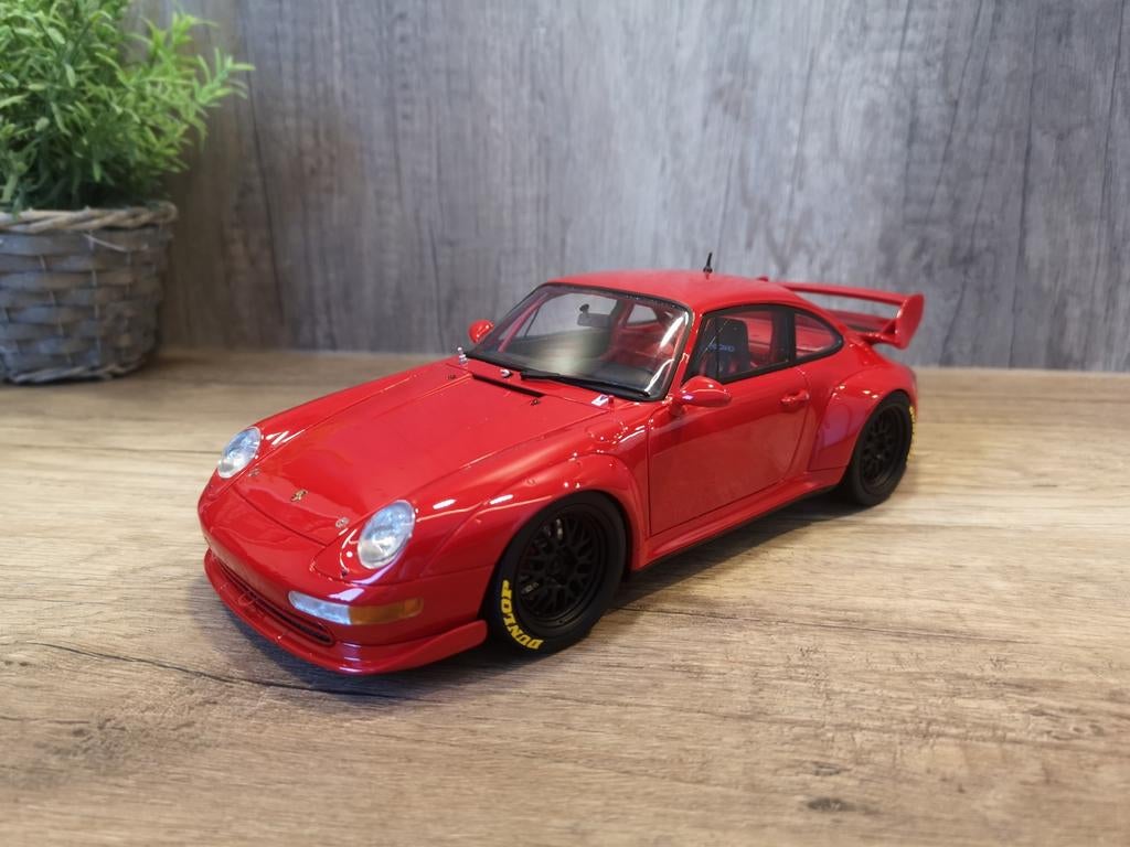 1:18 GT Spirit Porsche 993 3.8 RSR, Ophalen of Verzenden, Zo goed als nieuw, Auto, Overige merken