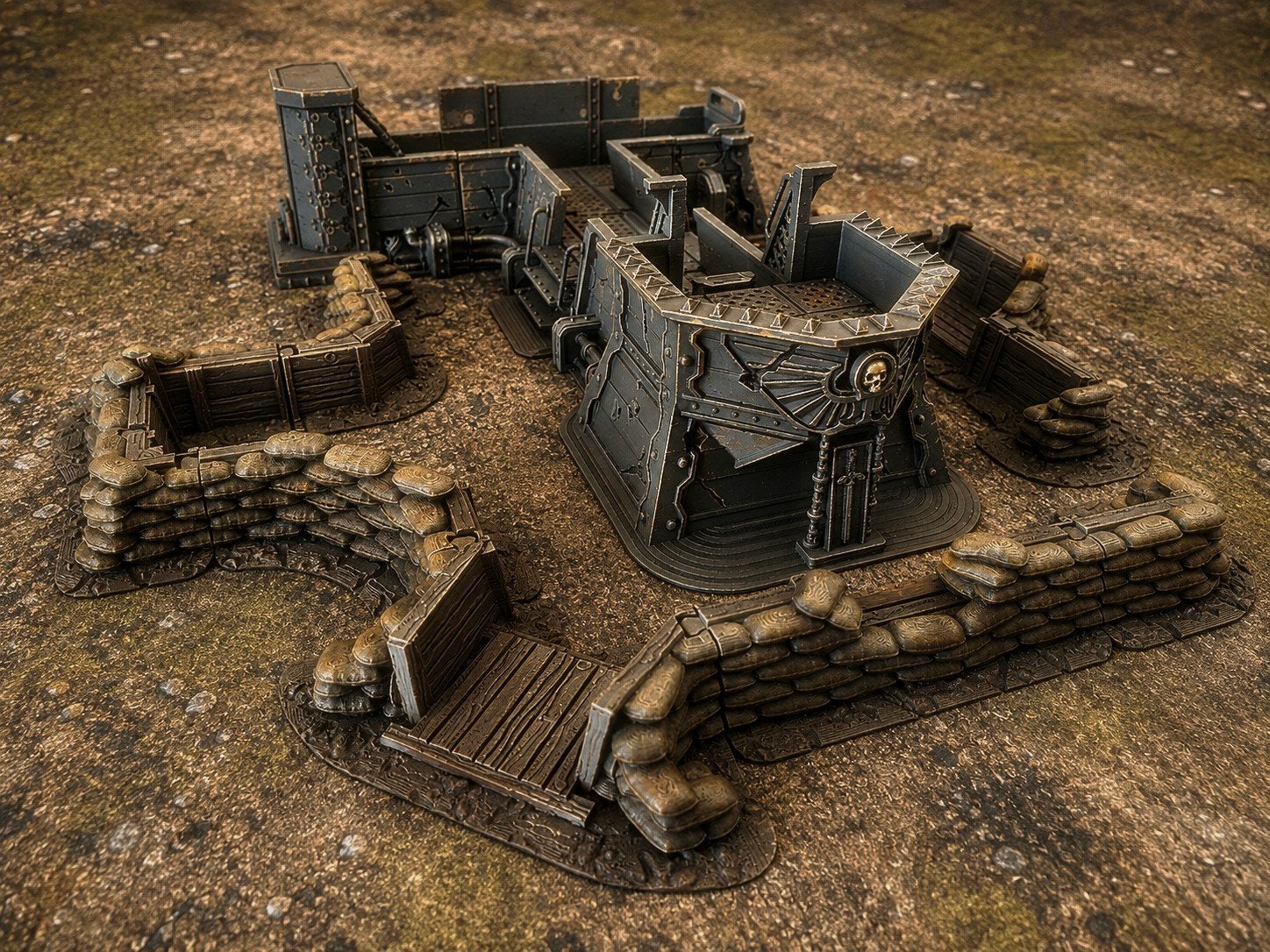Lot 16 Décors Warhammer 40k / Wargame – Fortifications Murs, Enlèvement ou Envoi, Neuf, Warhammer, Figurine(s)