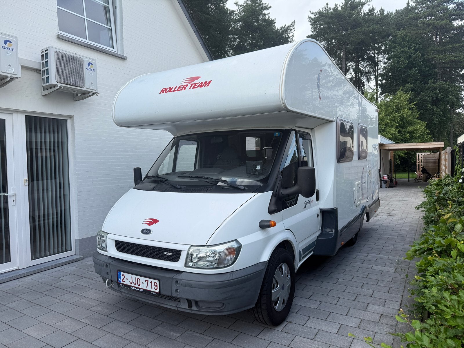 Ford transit Roller Team sirio 599 Volledig Onderhoudsvrij, Ringverwarming, Ford, Fietsendrager, Boiler