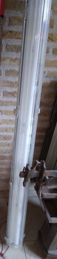 TL-lampen zowel rechte als ronde, Huis en Inrichting, Ophalen, Gebruikt, Glas