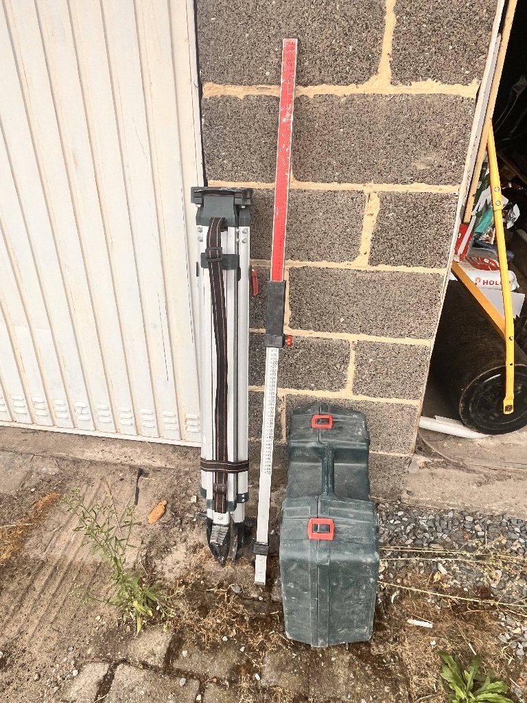 Bosch roterende laser, Bricolage & Construction, Enlèvement, Comme neuf, Autres appareils de mesure ou compteurs