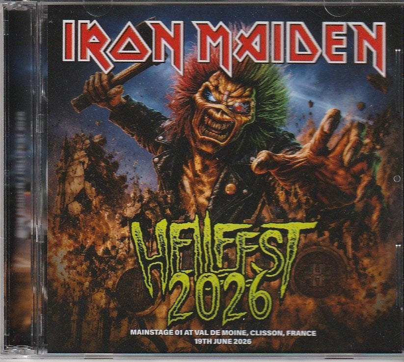 2 cd's - Iron Maiden - Live Hellfest 2026, Import, Ophalen of Verzenden, Live-album, Nieuw in verpakking