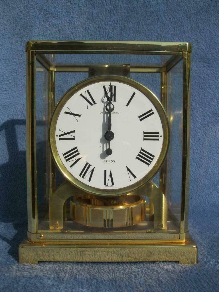 Jaeger-Lecoultere Atmos klok met box, Antiquités & Art, Antiquités | Horloges, Enlèvement