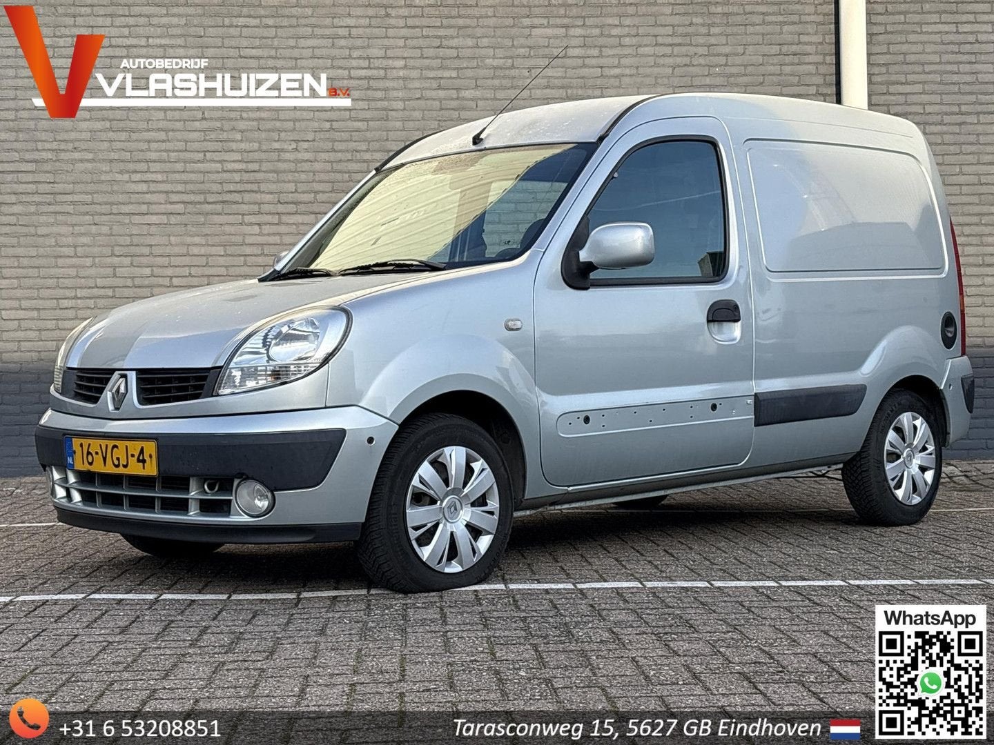 Renault Kangoo Express 1.5 dCi 70 Grand Confort Edition Extr, Auto's, Bestelwagens en Lichte vracht, Renault, Bedrijf, Zilver of Grijs