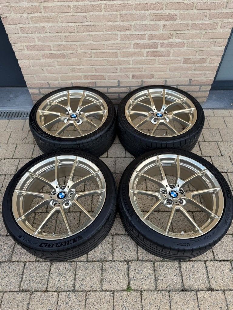 20” Bmw 763M – Frozen Gold - Original - 5x112, Pneus et Jantes, Enlèvement ou Envoi, Véhicule de tourisme, Utilisé