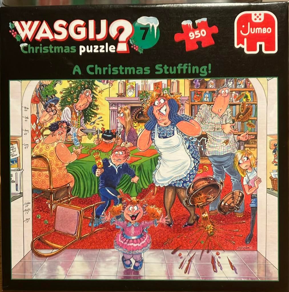 Wasgij 950st Christmas puzzle “A Christmas stuffing!”, Ophalen, Gebruikt