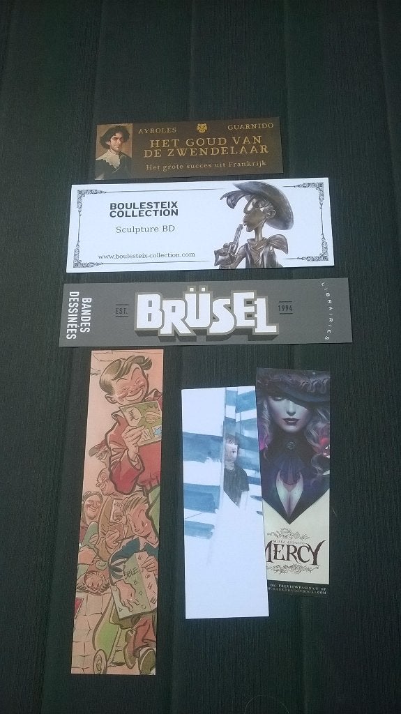 6 différents marque-pages de Bandes Dessinées, Livres, BD, Plusieurs BD, Enlèvement ou Envoi, Divers., Utilisé