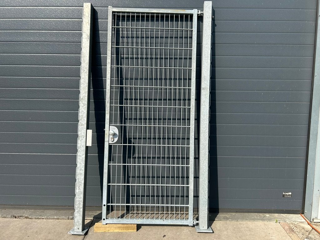 Draaipoort dubbelstaafmat verzinkt 8/6/8 3-uitvoeringen, Tuin en Terras, Ophalen, Gebruikt, Minder dan 3 meter, 2 meter of meer