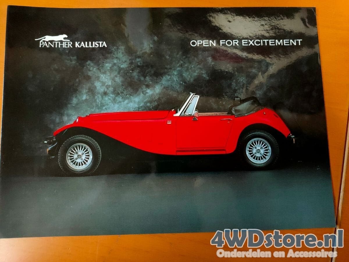 Panther Kallista Technical Application Sheet, Ophalen of Verzenden, Nieuw