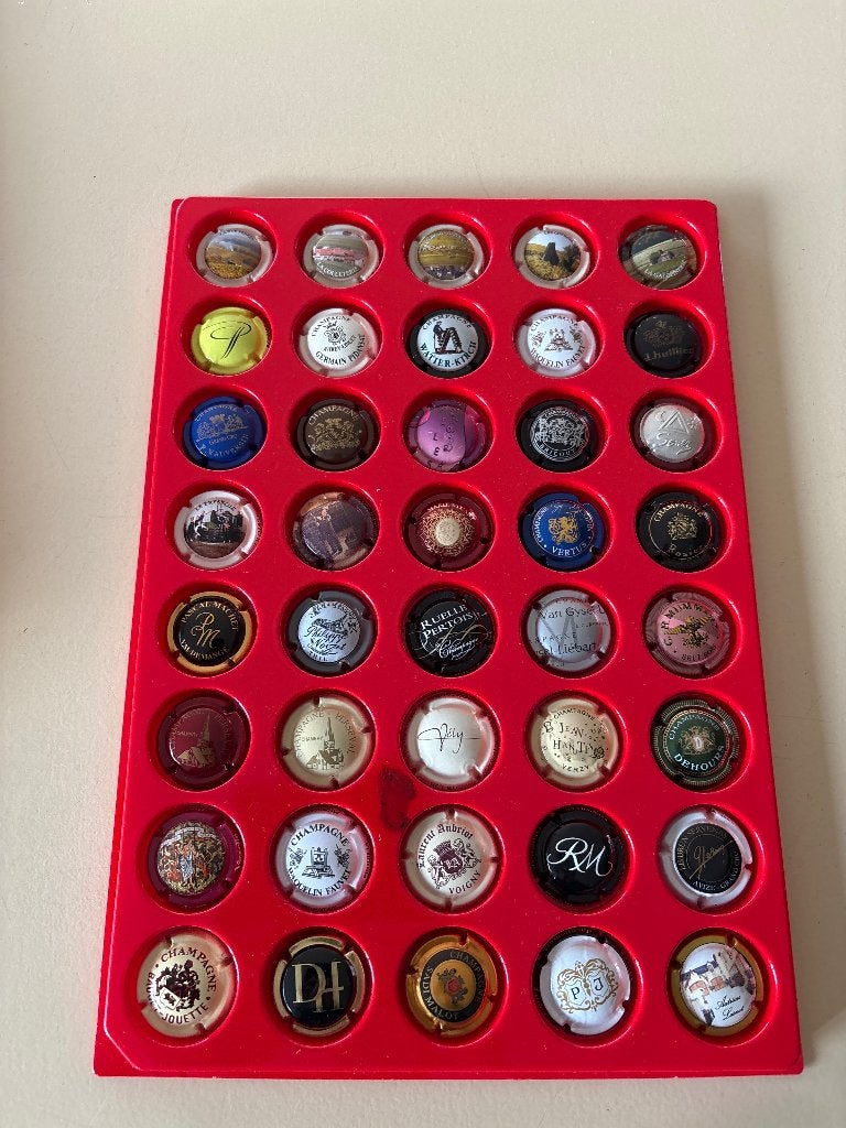Champagne capsules 40 stuks AF, Collections, Enlèvement ou Envoi