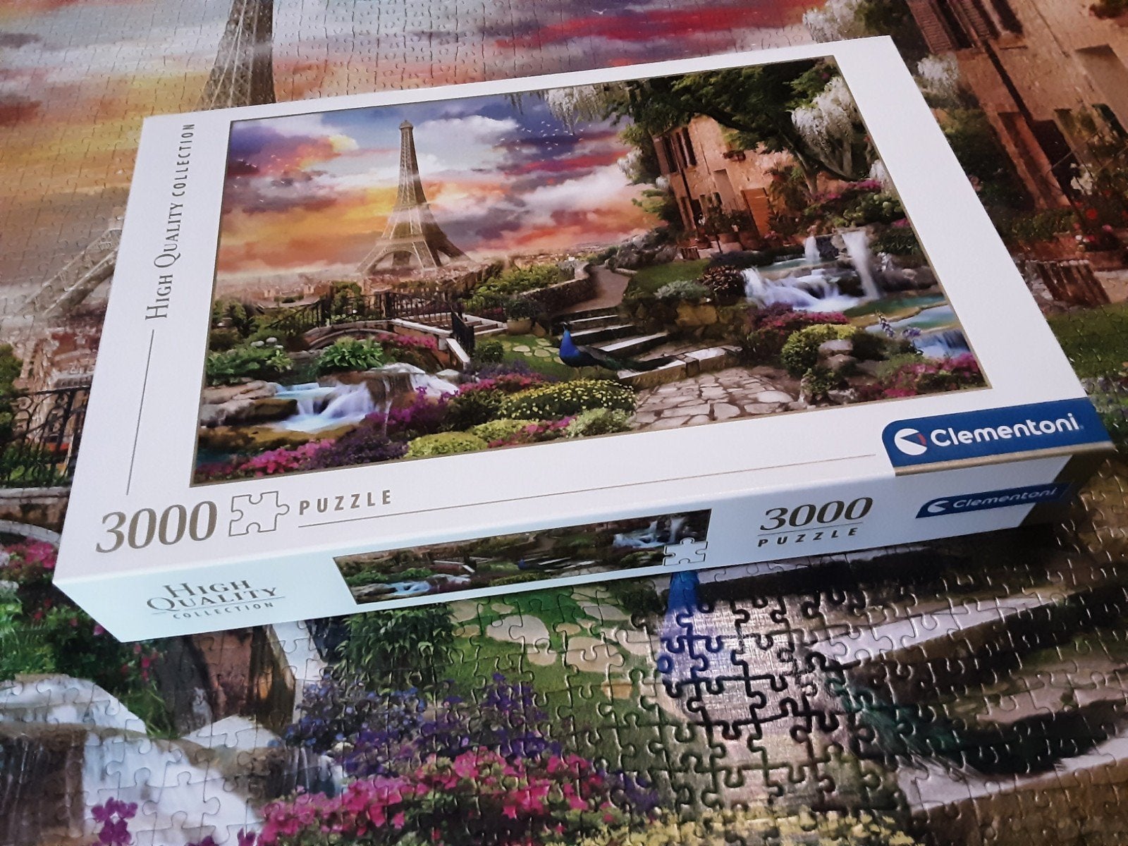 puzzel 3000 stukken, Ophalen