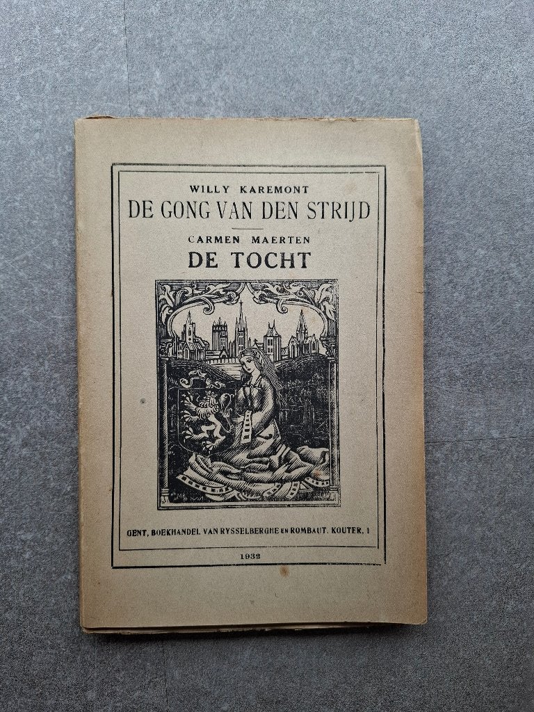 Zeldzaam! De gong van den strijd / De tocht (1932), Enlèvement ou Envoi, Utilisé, Belgique