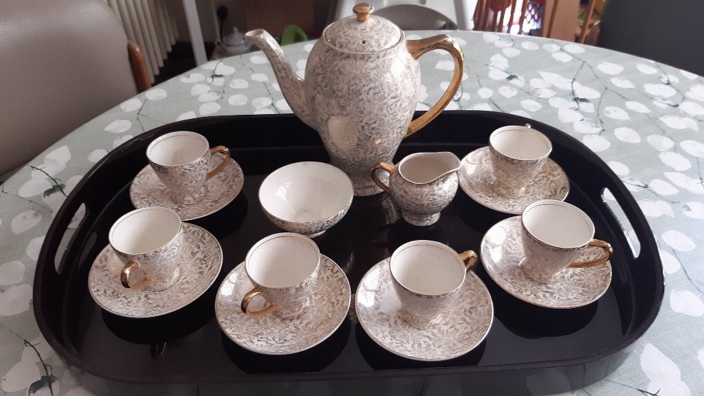 6 persoons Empire koffieservies, Ophalen of Verzenden