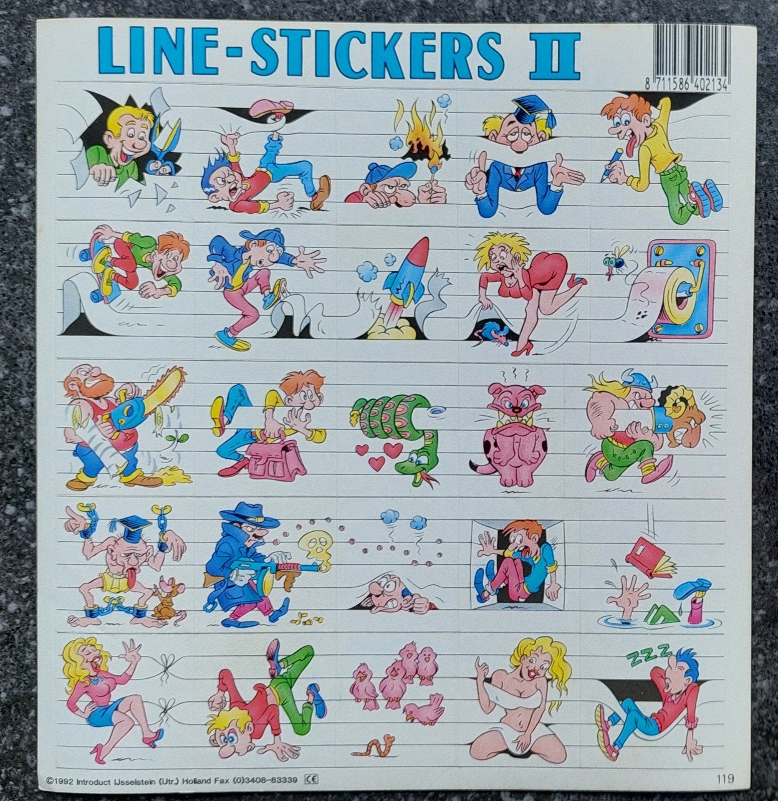 Stickers uit de jaren 90 ongebruikt advertentie 1/2, Verzenden, Nieuw, Sport