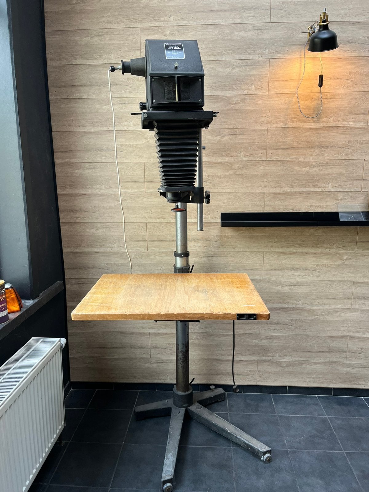 Agrandisseur Grand Format + Objectif Carl Zeiss Jena Tessar, TV, Hi-fi & Vidéo, Enlèvement, Utilisé, Durst, Agrandisseur