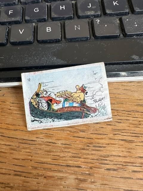 Boîte à allumettes Obelix Label Matchbox Chaf 12, Collections, Obelix, Info@ogil.lu, Enlèvement ou Envoi, Utilisé