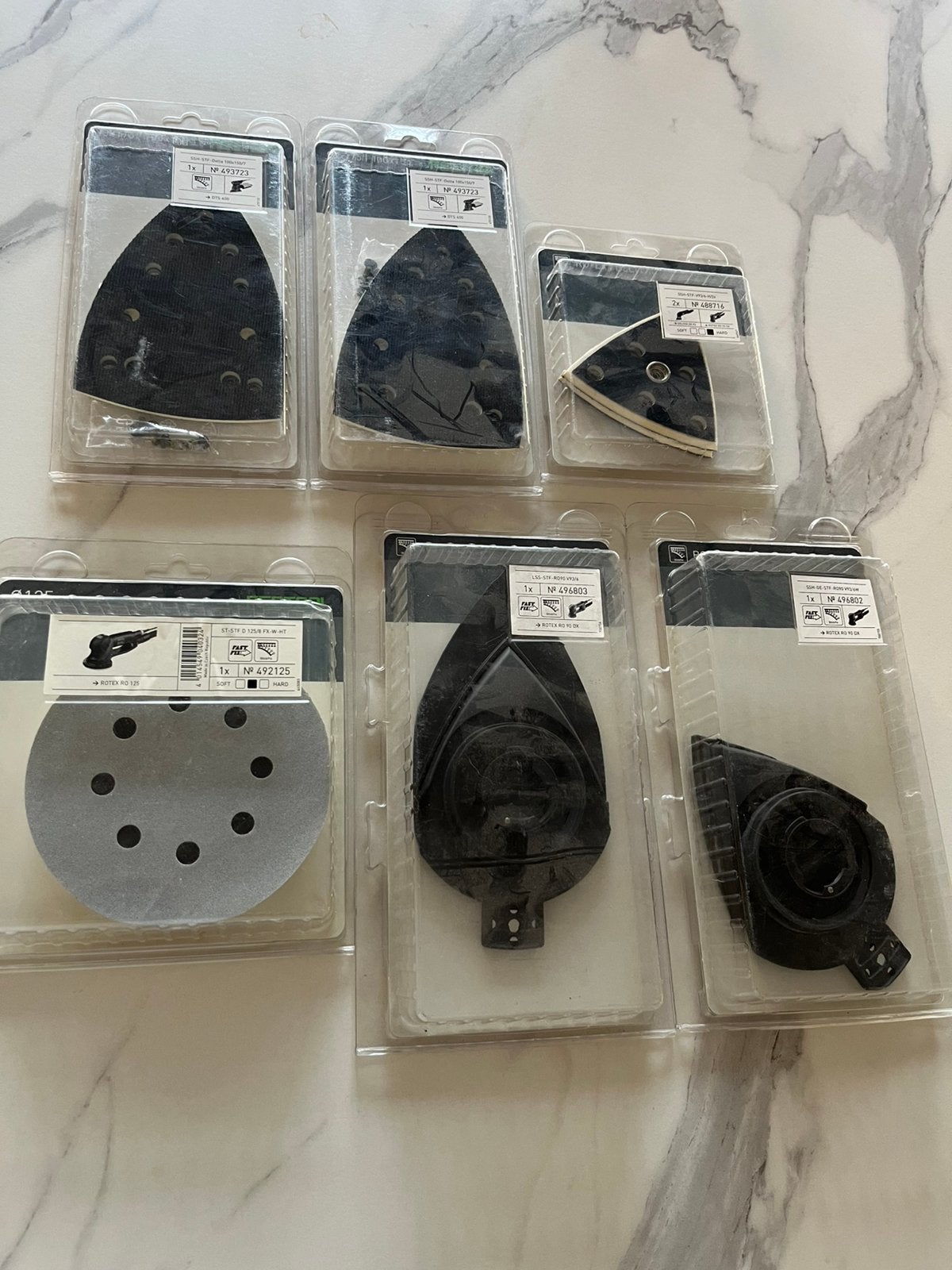 Festool schuurzolen, Doe-het-zelf en Bouw, Ophalen, Nieuw