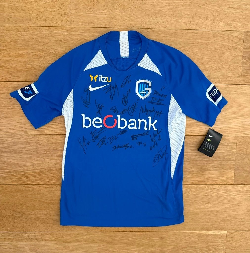 KRC Genk 2019/2020 domicile, neuf & signé, Taille M, Enlèvement ou Envoi, Neuf, Maillot
