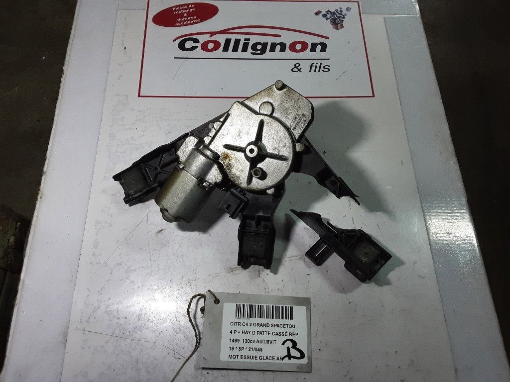 RUITENWISSERMOTOR ACHTER Citroën Grand C4 Spacetourer (3A), Gebruikt, Citroën, Mevr. I. Hauben, Rue de l'Espoir 34 34
4030  GRIVEGNÉE, BE