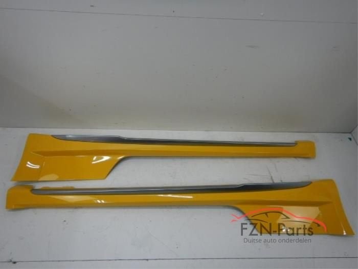 Audi TT 8S S-Line Side Skirt Sideskirt L+R LZ1A, Enlèvement ou Envoi, Utilisé