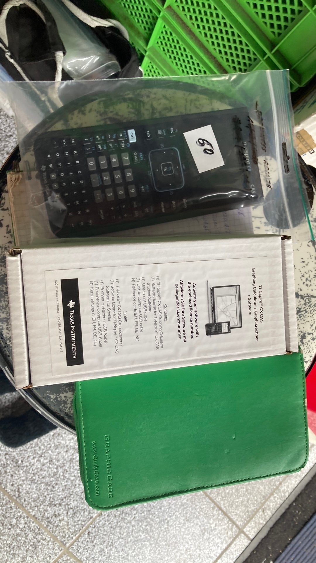 TI Nspire CX CAS, Divers, Calculatrices, Enlèvement ou Envoi, Comme neuf