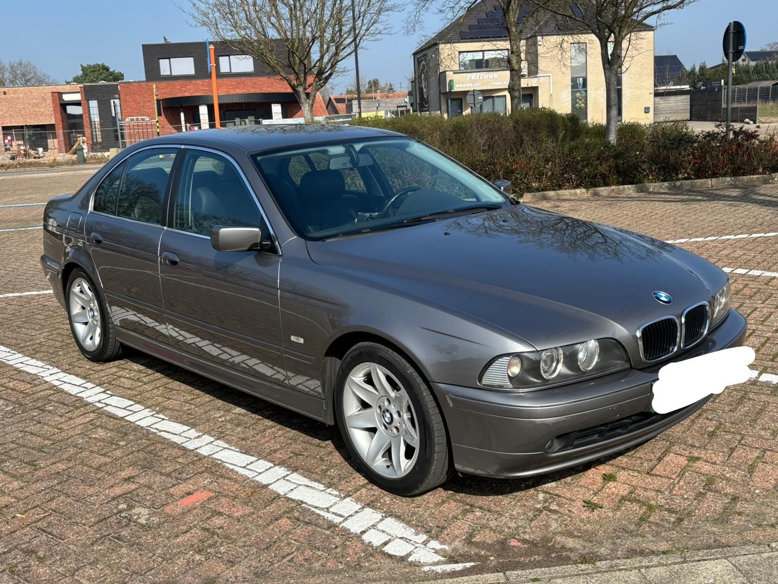 Bmw 525d 2002, Auto's, Automaat, 4 deurs, Particulier, Zilver of Grijs