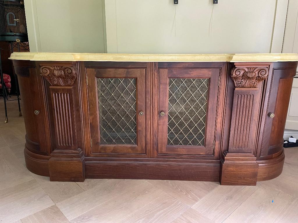 Clive Christian tv cabinet met tv lift, 200 cm ou plus, Moins de 100 cm, Enlèvement, Utilisé