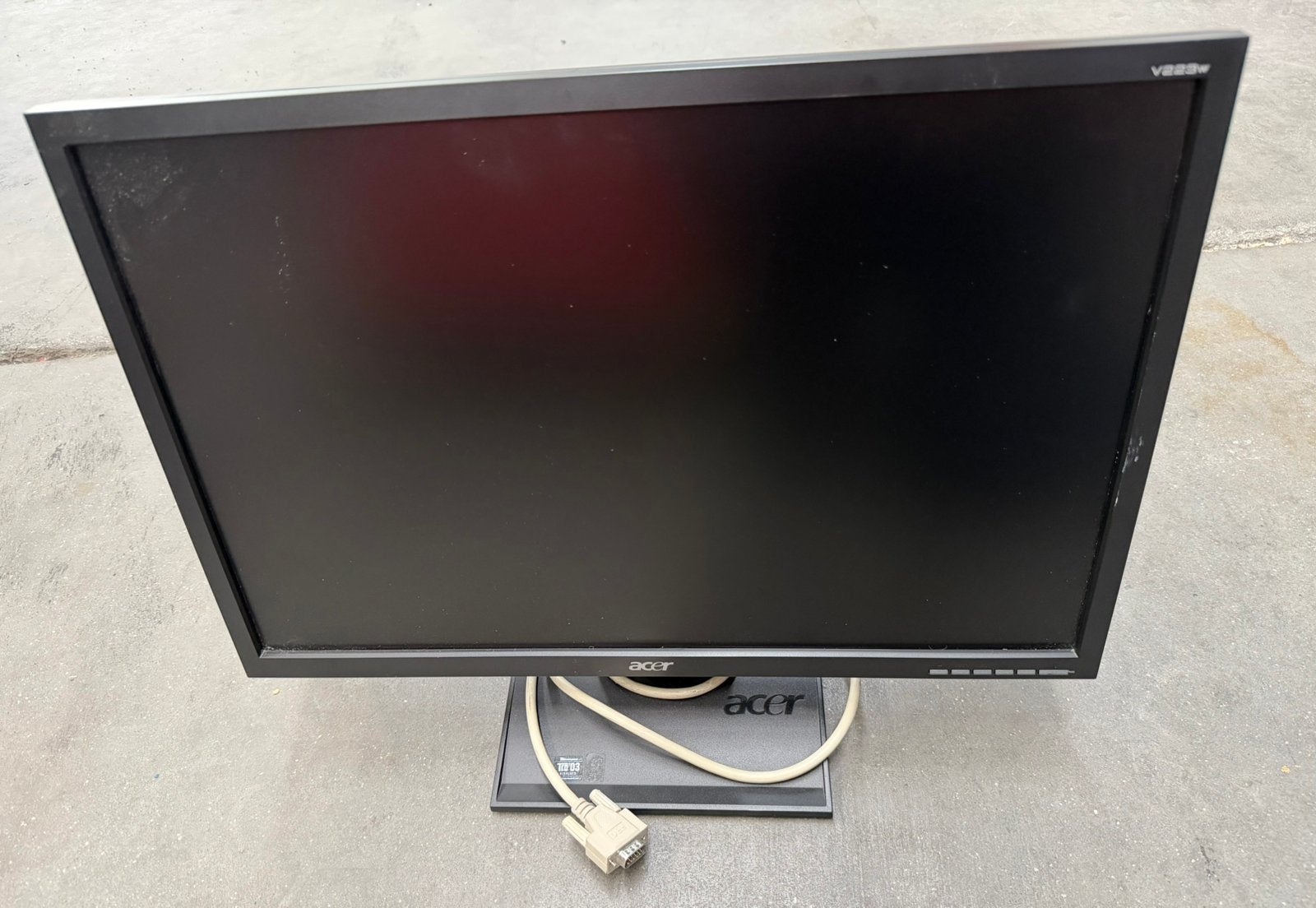 Moniteur LCD LCD LCD 2 pouces Acer V223W, Enlèvement, Comme neuf, DVI, TN
