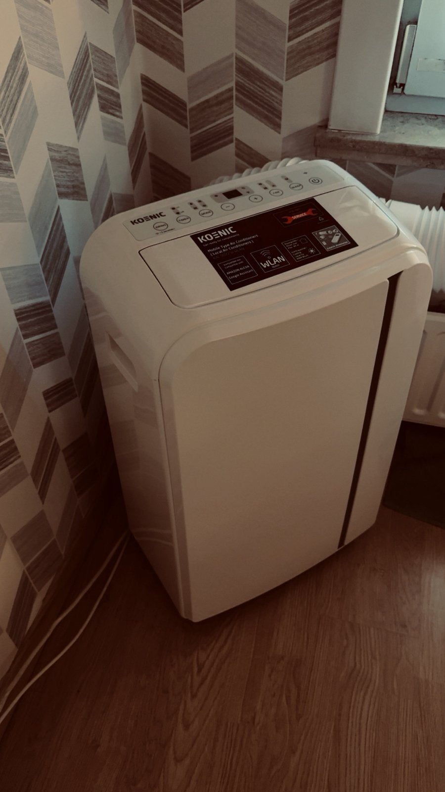 Mobiele airco, Enlèvement, Comme neuf, Climatiseur mobile, Télécommande