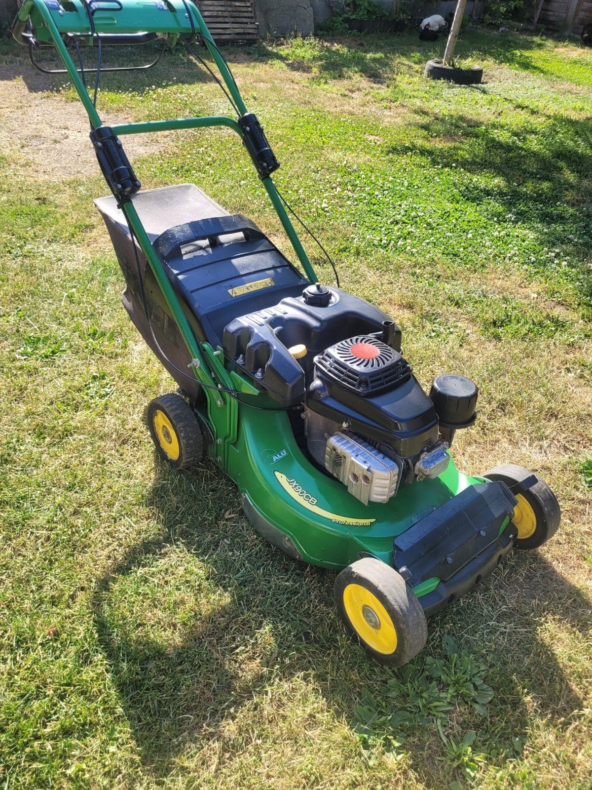 Tondeuse John Deere super état, Enlèvement, Bac de ramassage