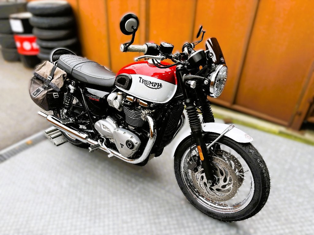bonneville 1200 t120 bud ekins 2020 9810km garantie 1.2.3ans, 2 cilinders, Nieuw, Motorrijbewijs A, Bedrijf