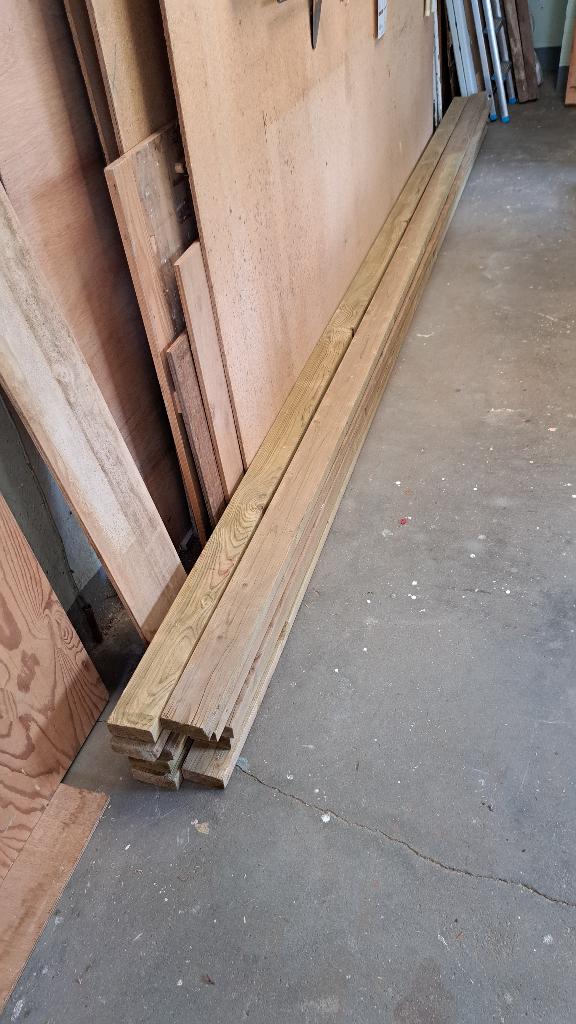 grenen latten 37mm x 90mm x 4,25m  nieuw, Ophalen, Grenen